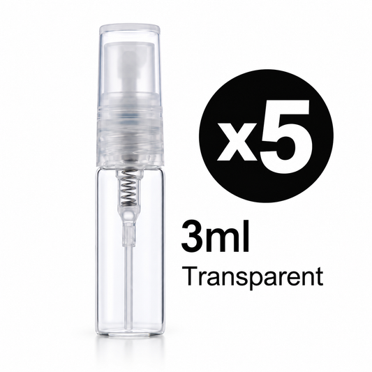 3ml Glass Perfume Sample Spray Bottle (5 pcs)